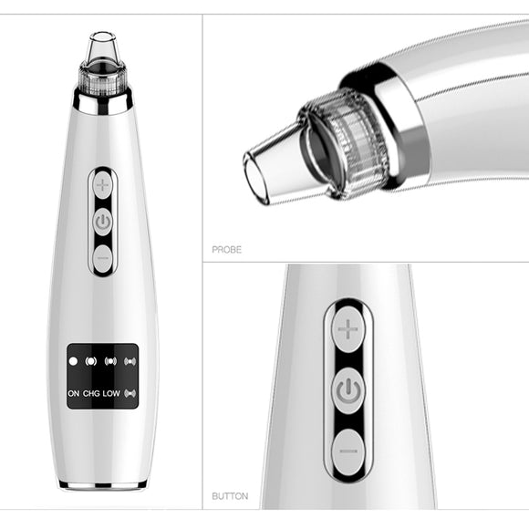 Pore Cleaner Vacuum Comedo Suction Extractor Acne Facial Blackhead Remover Vacuum