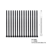 Baseline Solving 3D Printer Nozzle and Cleaning Tool Kit - 15 Pcs 0.4mm MK8 Extruder Nozzle Print Head, 10 Pcs 0.4mm Stainless Steel Needles with Container with Anti-Static Tweezers