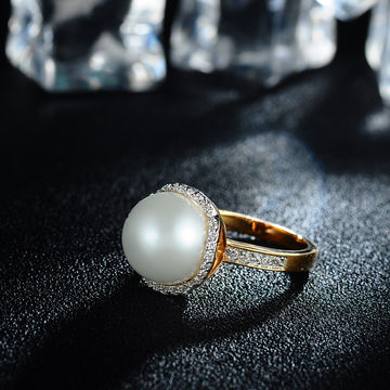 Baseline Solving Sterling silver natural pearl rings latest design