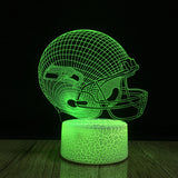 Baseline Solving  3D Illusion LED Night Light Table Desk Lamp 7 Colors Gradual Changing Touch with USB Cable Decoration lamp