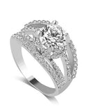 Cubic Zirconia Rings Fashion Wedding Rings Gold And Silver