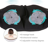 Heat Deep Kneading Tissue Massage for Muscles Pain Relief Relax Shiatsu Neck Shoulder Massager